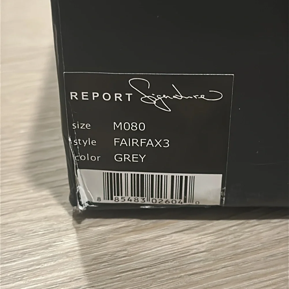 Report Signature Fairfax Over the Knee Boots Gray Suede Size 8